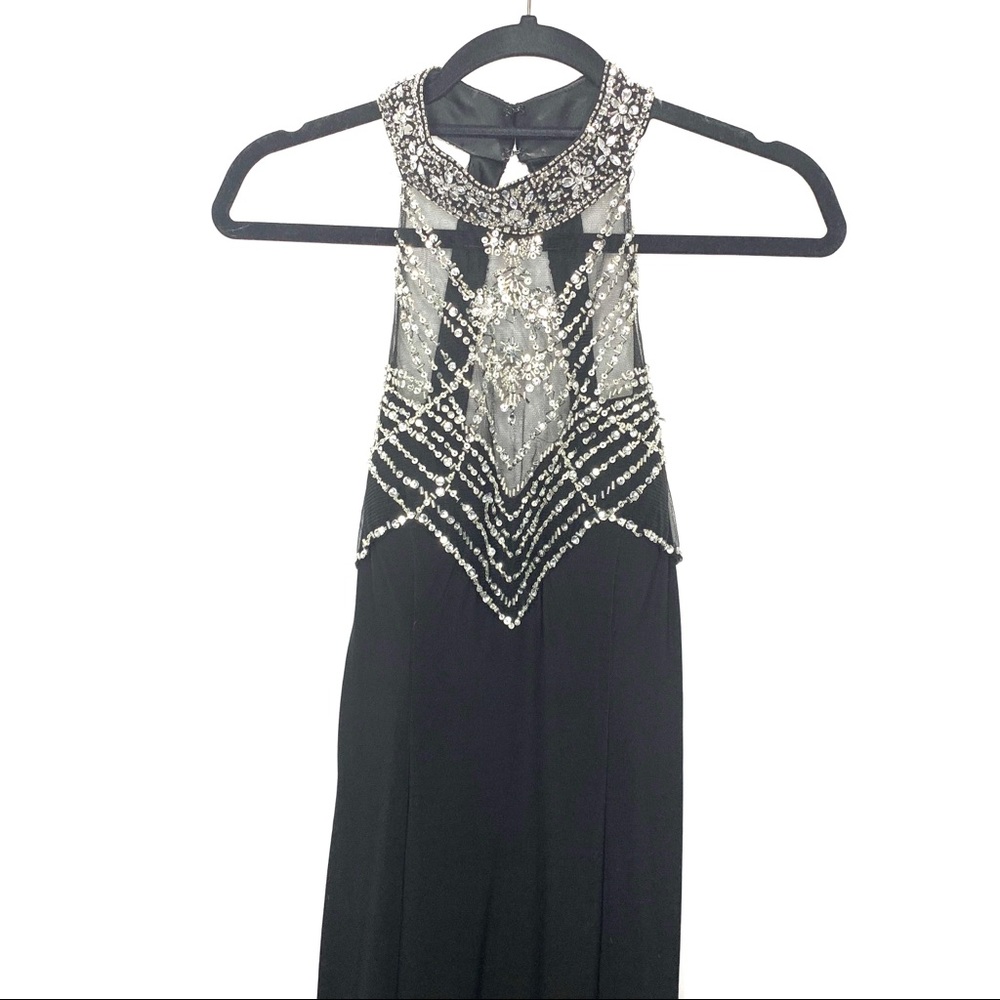 ⚠️ Joanna Chen Black Maxi Dress Size 12 - Picture 3 of 8